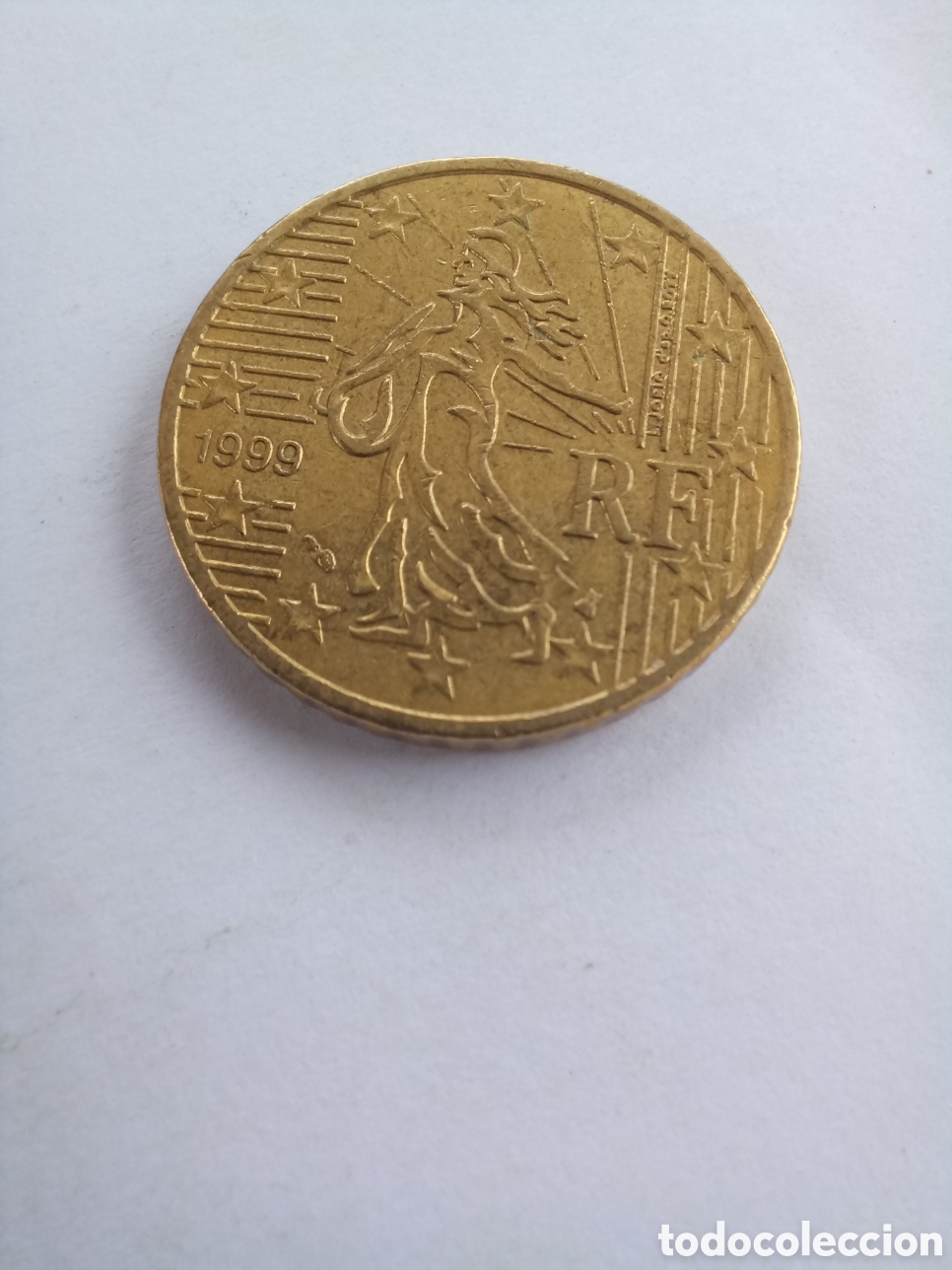 Euros: MONEDA 50 C&Eacute;NTIMOS DE EURO FRANCIA - A&Ntilde;O 1999 (SEMBRADORA)