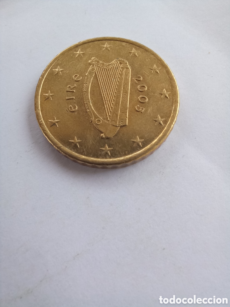 Euros: MONEDA 50 C&Eacute;NTIMOS DE EURO IRLANDA - A&Ntilde;O 2005 (S&Iacute;MBOLO NACIONAL)