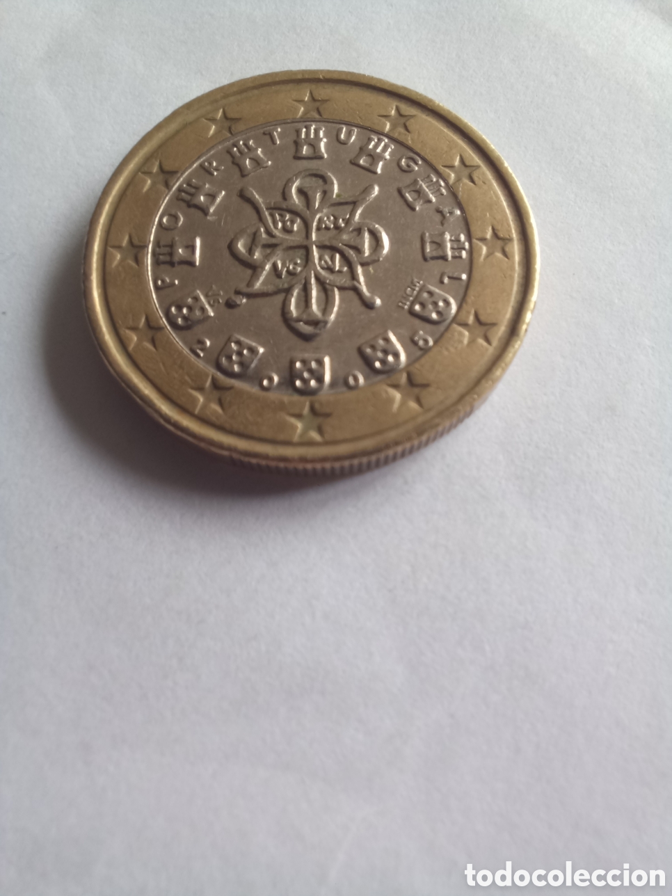 Euros: MONEDA 1 EURO PORTUGAL - A&Ntilde;O 2005 (ANAGRAMA REAL)