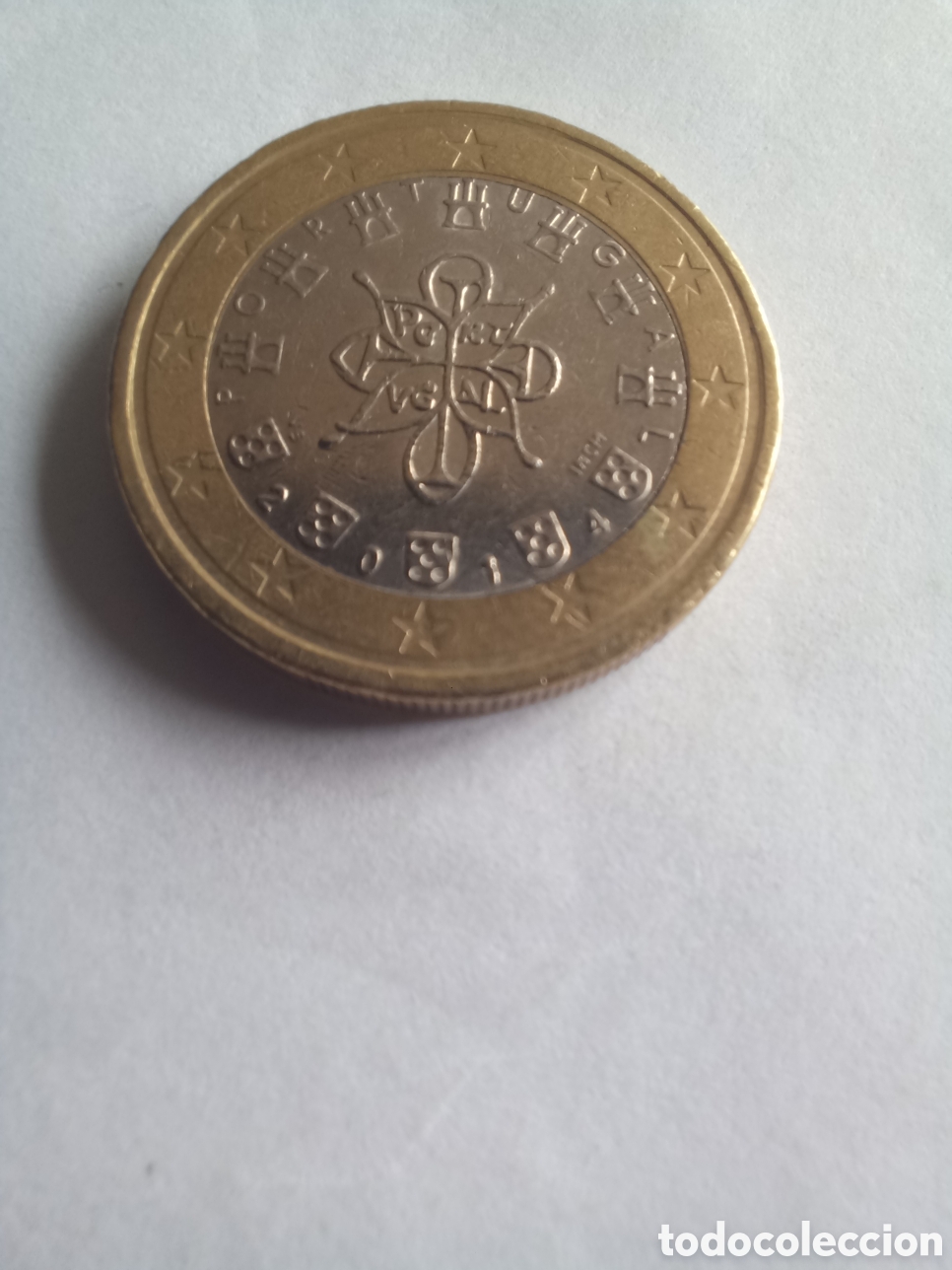 Euros: MONEDA 1 EURO PORTUGAL - A&Ntilde;O 2014 (ANAGRAMA REAL)