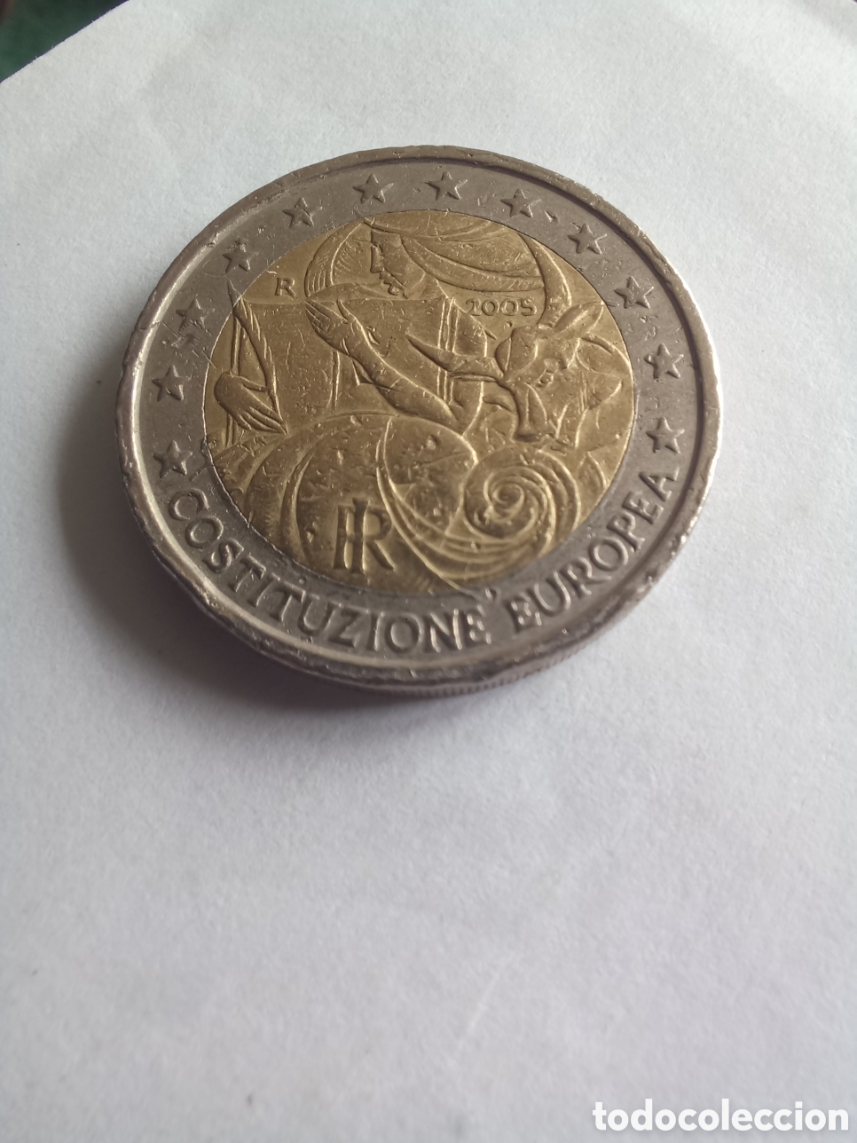 Euros: MONEDA 2 EUROS CONMEMORATIVOS ITALIA - A&Ntilde;O 2005 (CONSTITUCI&Oacute;N EUROPEA)
