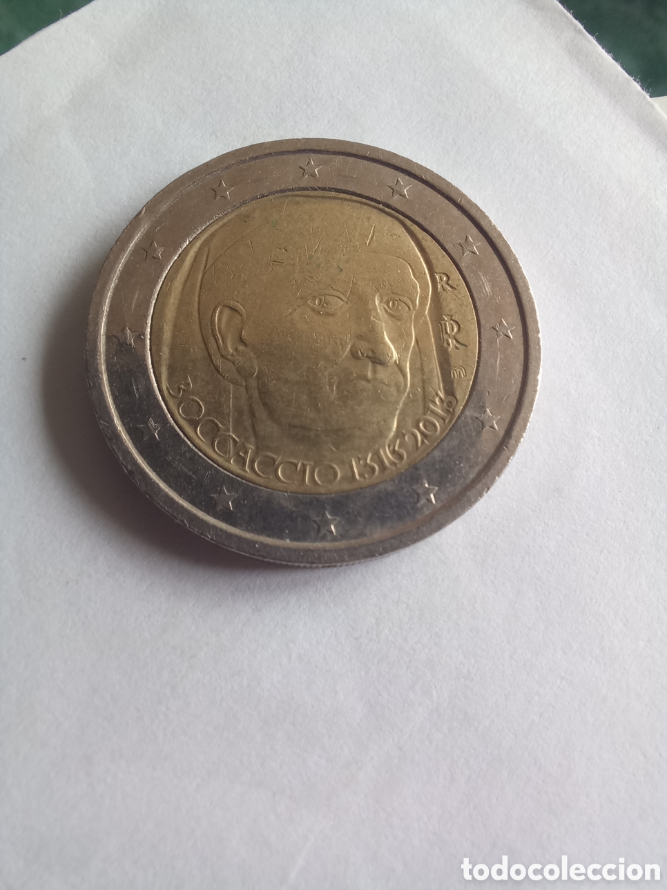 Euros: MONEDA 2 EUROS CONMEMORATIVOS ITALIA - A&Ntilde;O 2013 (700&deg; ANV. NACIMIENTO GIOVANNI BOCCACCIO)