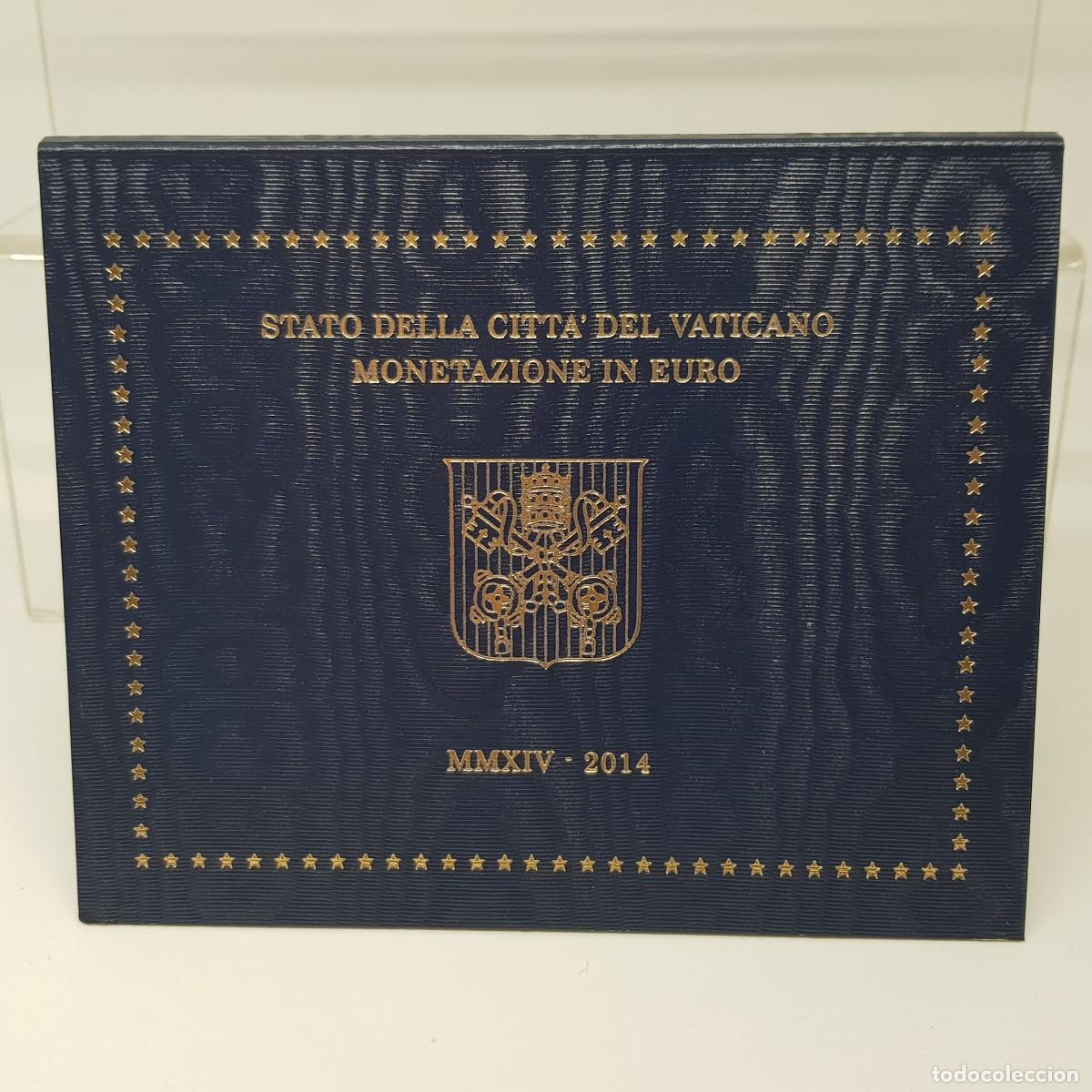 Euros: VATICANO 2014 - CARTERA OFICIAL - 8 VALORES - PAPA FRANCISCO I -