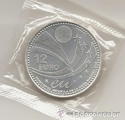 Euros: 2010 ESPA&Ntilde;A. 12 EUROS DE PLATA. PRESIDENCIA DE LA UNION EUROPEA