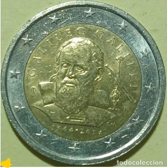 Euros: Moneda 2 Euros ITALIA 2014 Galileo Galilei