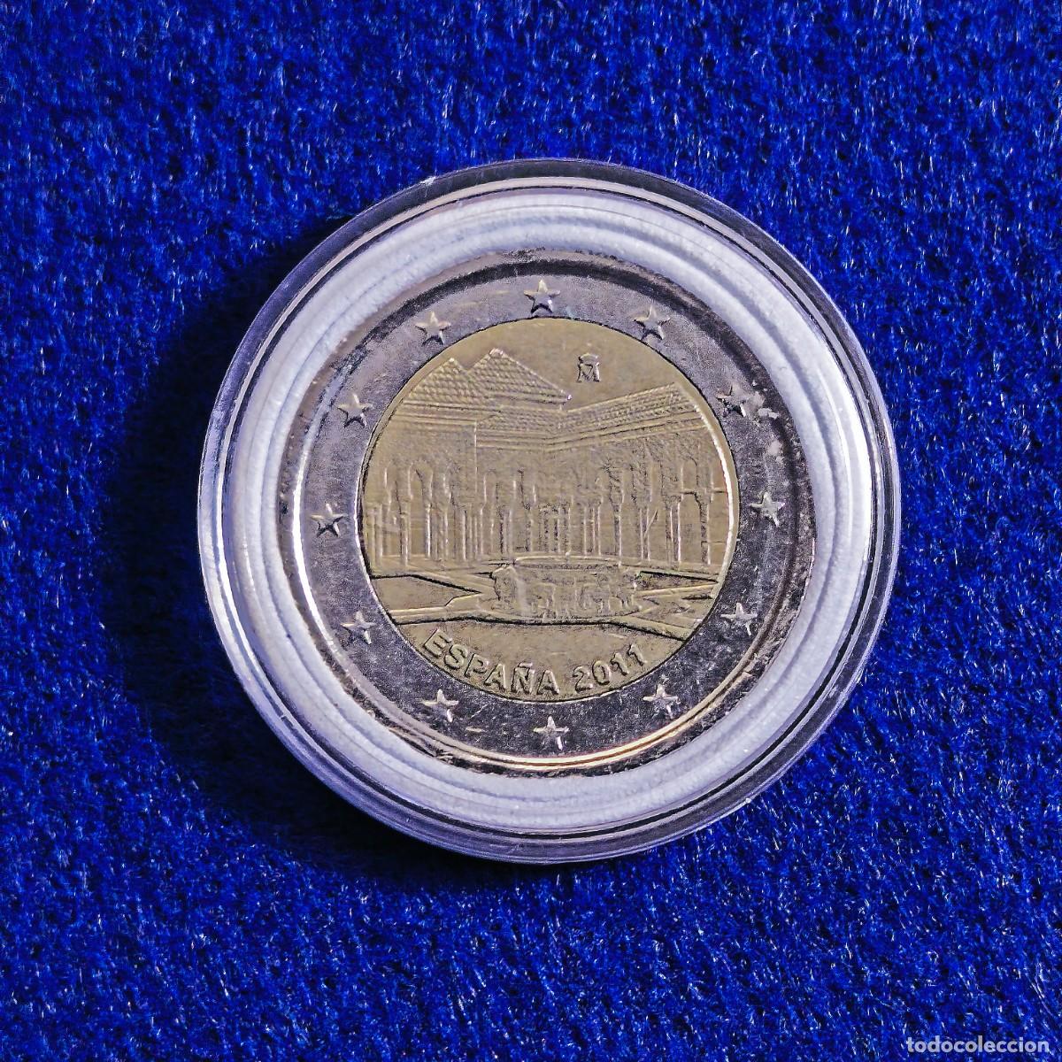 Euros: 2 EUROS ESPA&Ntilde;A PATIO DEL GENELALIFE .NIQUEL-BRONCE. REINO DE ESPA&Ntilde;A. A&Ntilde;OS 2020. B.C.