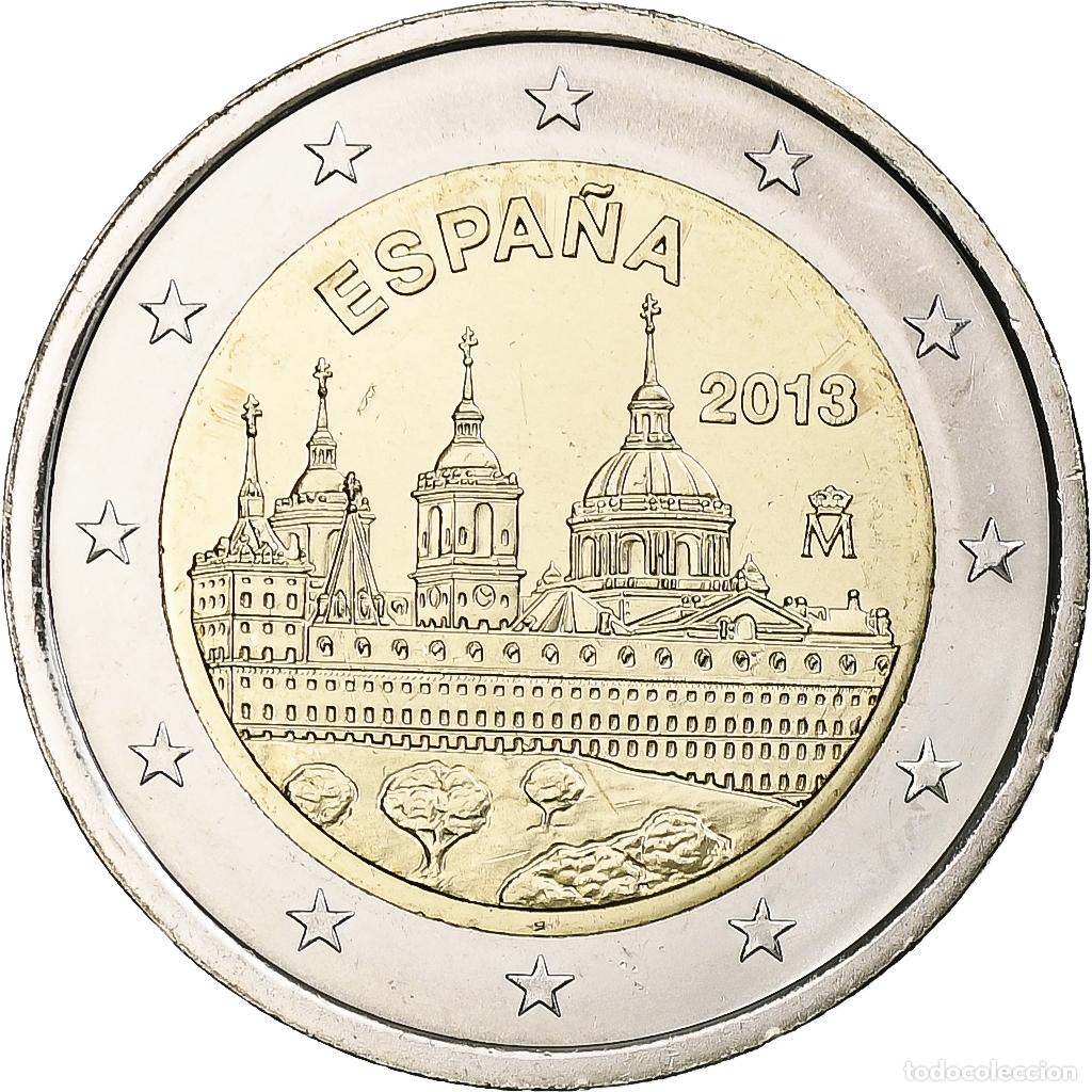 Euros: [#1305203] Espa&ntilde;a, 2 Euro, Escurial, 2013, Madrid, Bimet&aacute;lico, SC