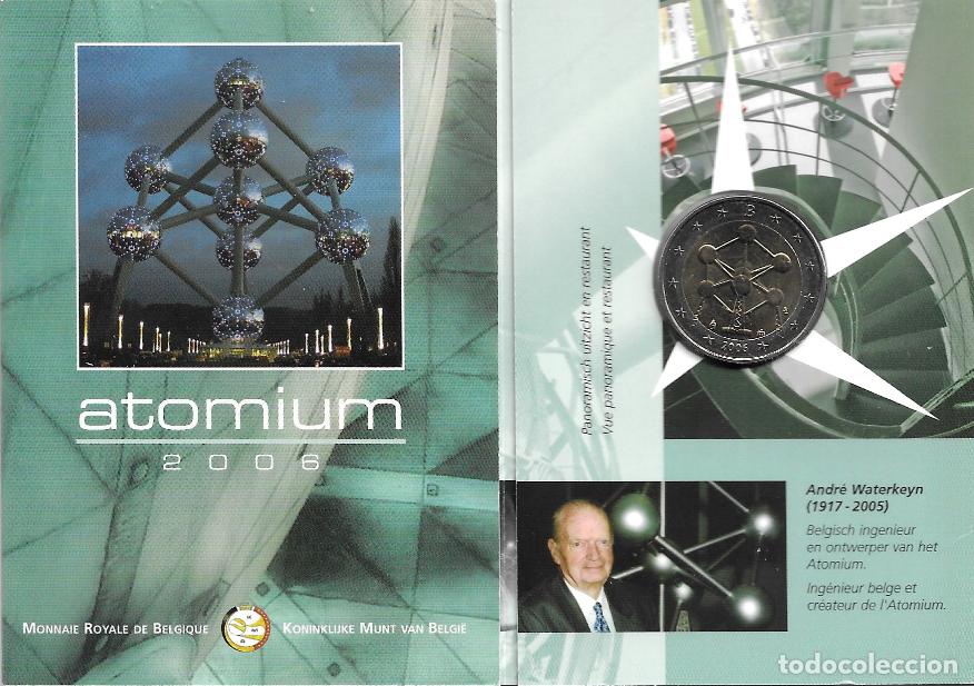 Euros: BELGICA 2006. CARTERA, COINCARD DEL ATOMIUM