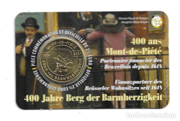 Euros: BELGICA 2018. COINCARD DE 2 1/2 &euro; DE LOS 400 A&Ntilde;OS DEL MONTE DE MISERICORDIA. MONTE DE PIEDAD.