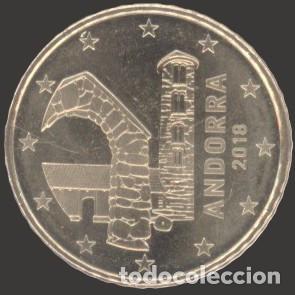 Euros: Andorra 50 Cent 2018 Uncirculated UNC - Foto 1