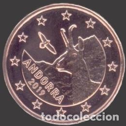 Euros: Andorra 5 Cent 2019 Uncirculated UNC - Foto 1