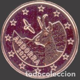 Euros: Andorra 5 Cent 2021 Uncirculated UNC - Foto 1
