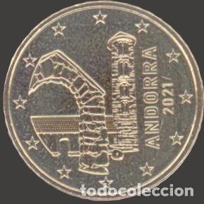 Euros: Andorra 50 Cent 2021 Uncirculated UNC - Foto 1