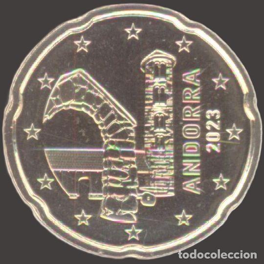 Euros: Andorra 20 Cent 2023 Uncirculated UNC - Foto 1
