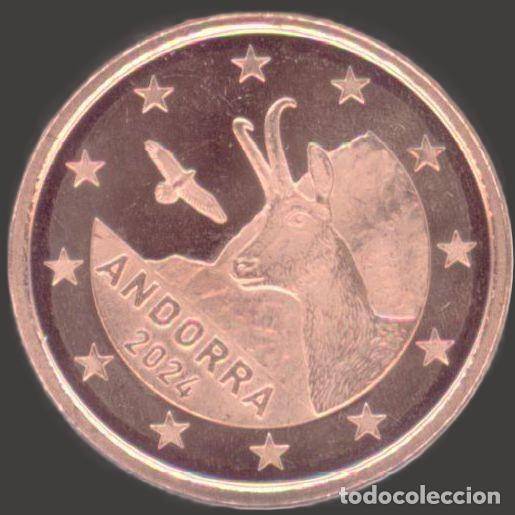 Euros: Andorra 5 Cent 2024 Uncirculated UNC - Foto 1