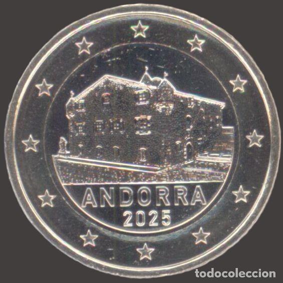 Euros: Andorra 1 Euro 2025 Uncirculated UNC