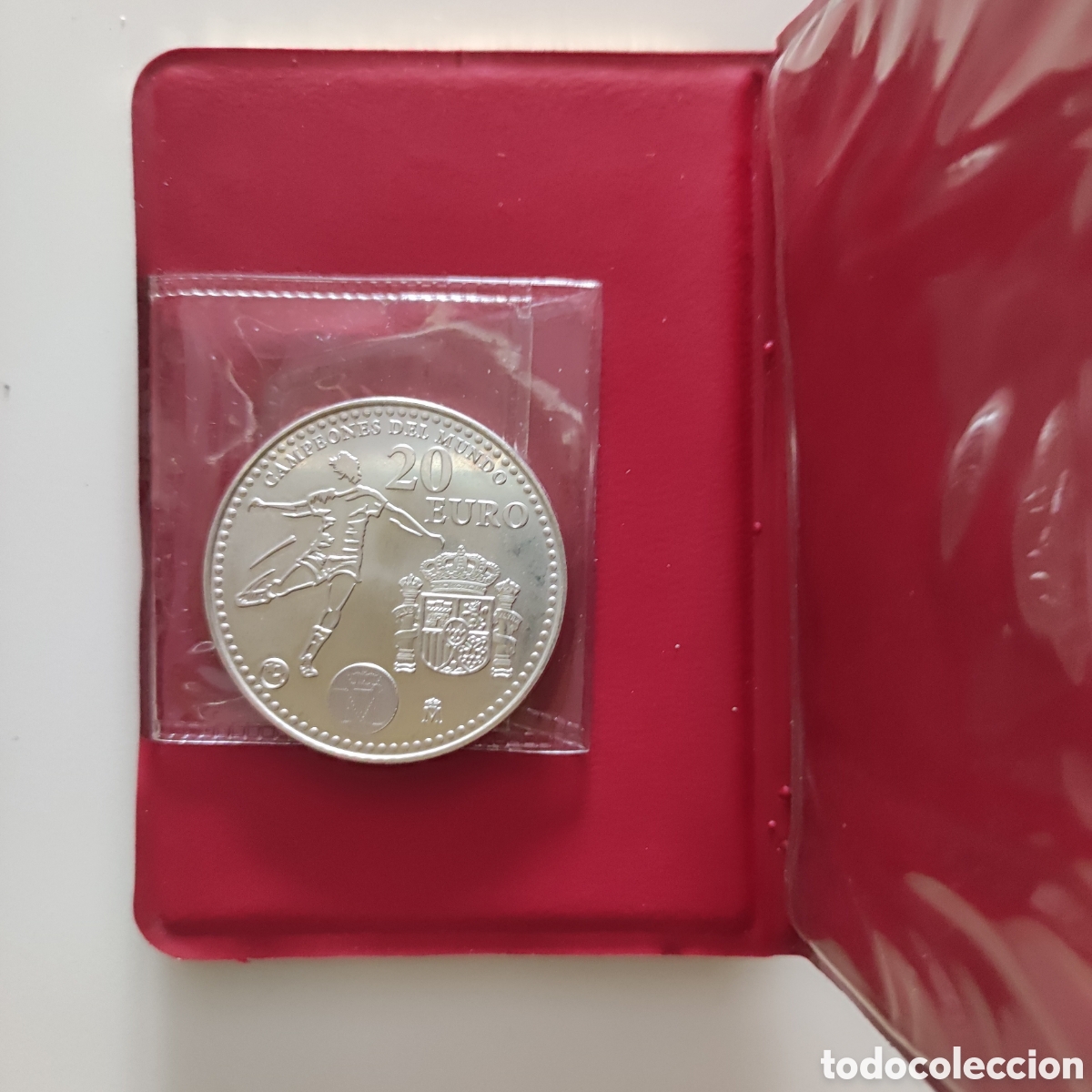Euros: Moneda plata 20&euro; 2010 Campeones del mundo
