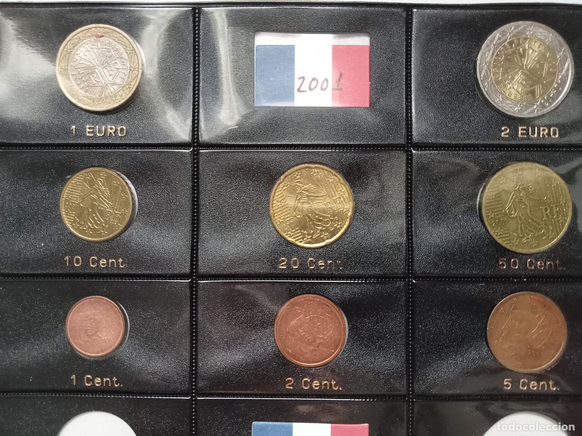 Euros: FRANCIA SERIE EURO 8 VALORES 2001 CIRCULADAS