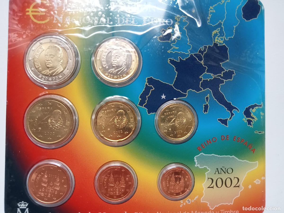 Euros: ESPA&Ntilde;A EUROSET OFICIAL 8 VALORES 2002 FDC