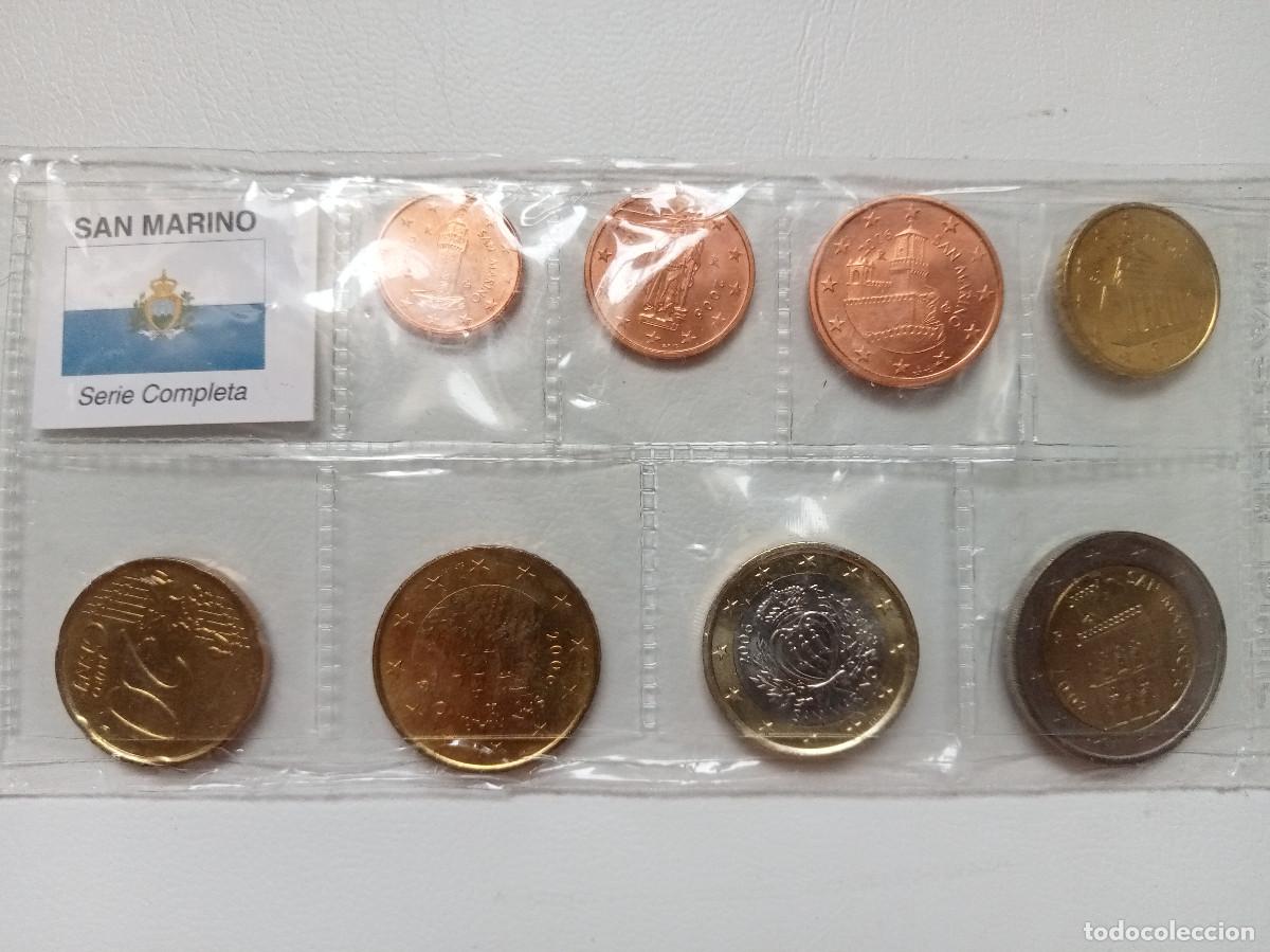Euros: SAN MARINO EUROSET 8 VALORES 2006 (1 eur/ 50 cts/5,2,1 cts) /2007(2 eur/ 20 cts/ 10 cts) SC
