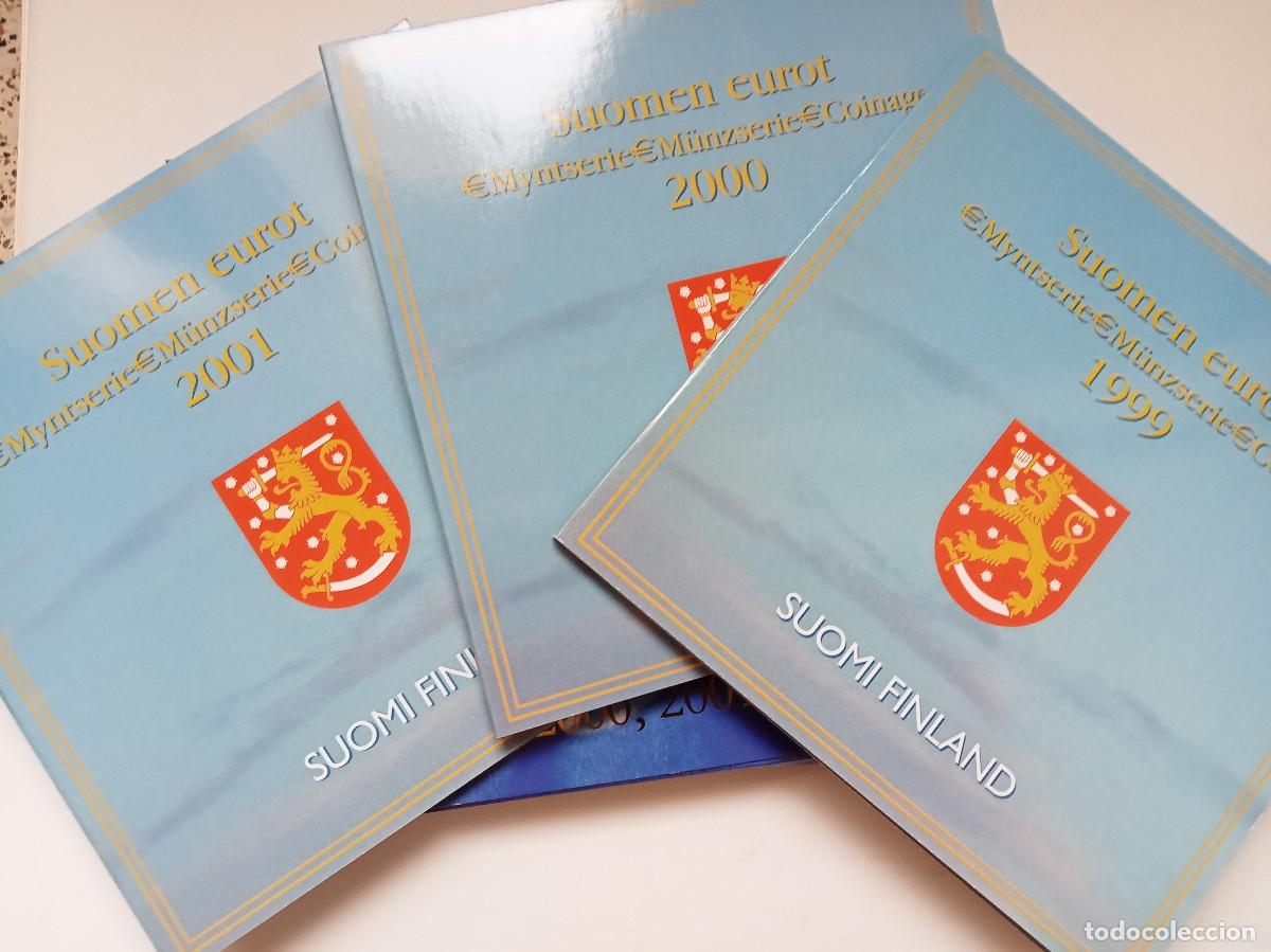 Euros: FINLANDIA EUROSET OFICIAL A&Ntilde;OS 1999-2000-2001 FDC