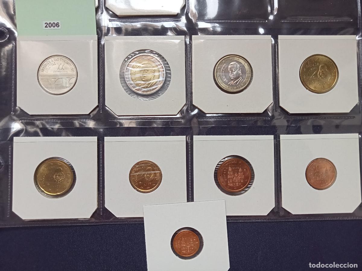 Euros: ESPA&Ntilde;A EUROSET 8 VALORES Y MEDALLA PLATA UE 2006 SC