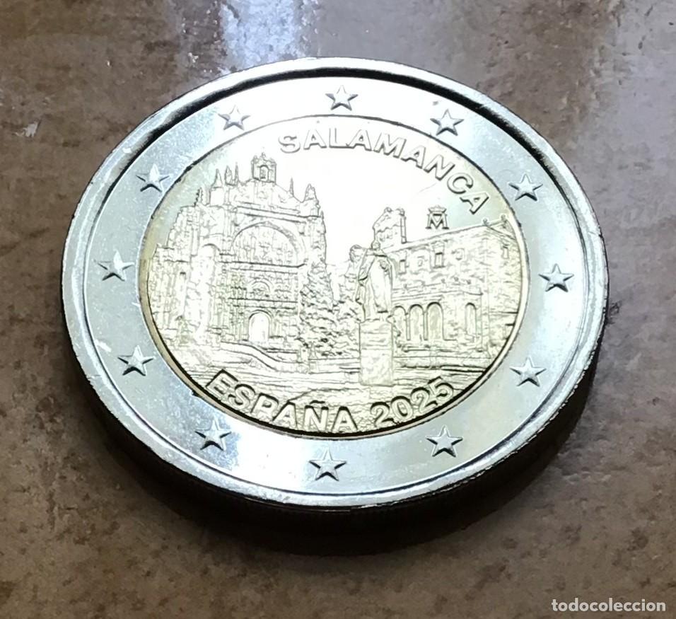 Euros: 2 euros conmemorativos de Espa&ntilde;a. Salamanca. A&ntilde;o 2025. Circulada EBC +