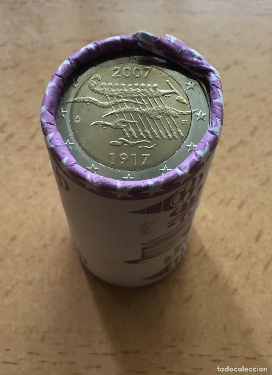 Euros: 2 euros conmemorativos de Finlandia. 90 aniversario de la Independencia de Finlandia. Sin circular