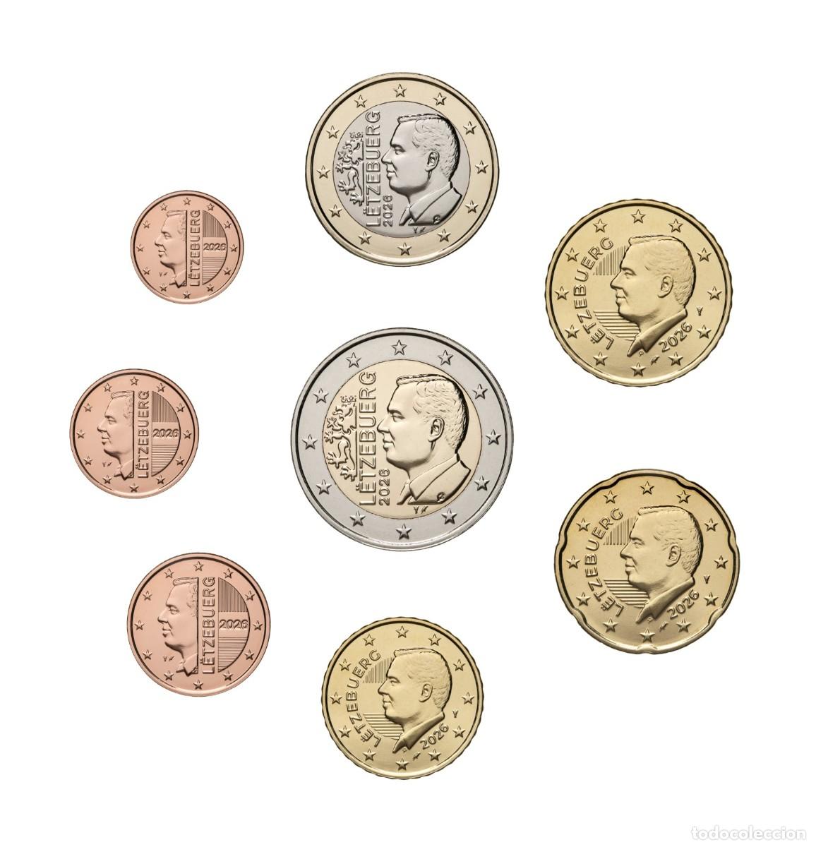 Euros: LUXEMBURGO SERIE 2026 - 8 VALORES - NUEVO DISE&Ntilde;O -