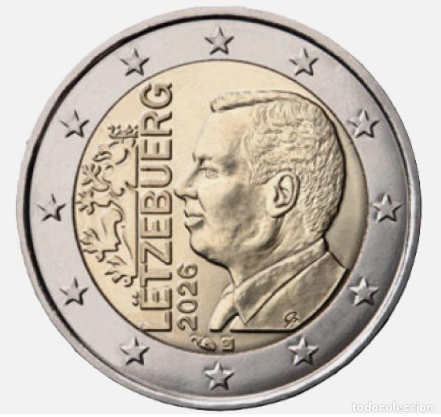 Euros: LUXEMBURGO 2 EUROS 2026 - NUEVO DISE&Ntilde;O - DE SERIE - SIN CIRCULAR