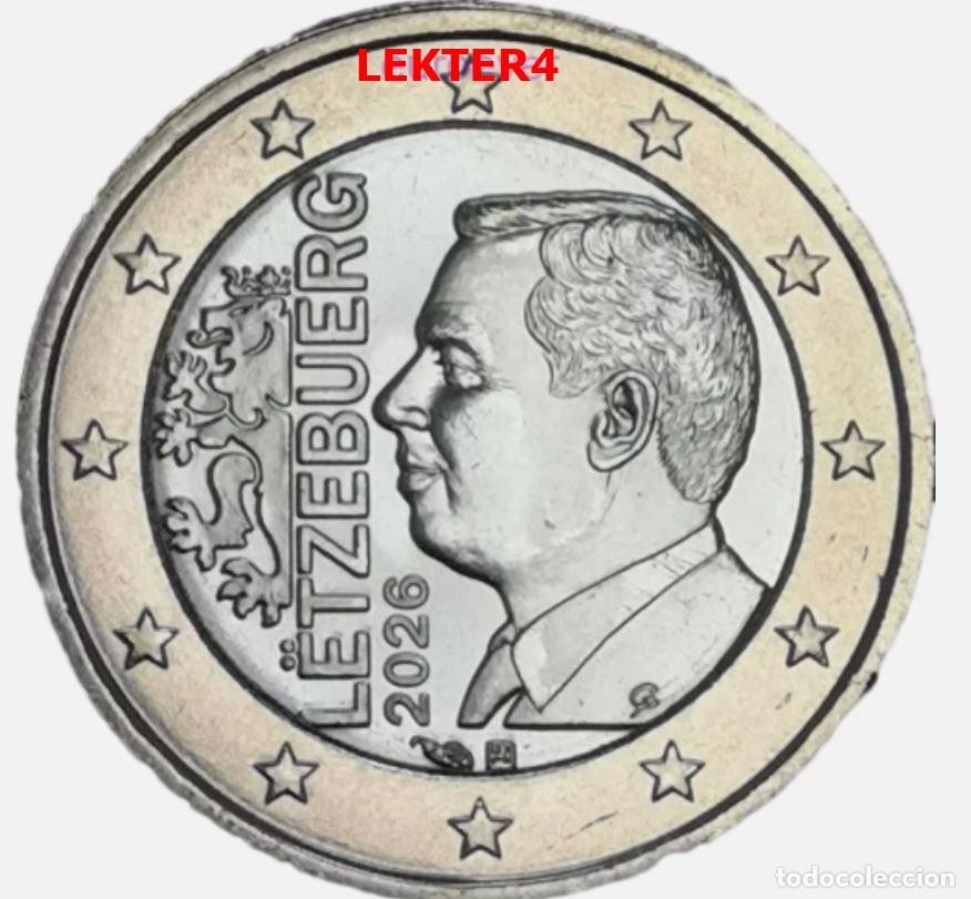 Euros: LUXEMBURGO 1 EURO 2026 - NUEVO DISE&Ntilde;O - SIN CIRCULAR