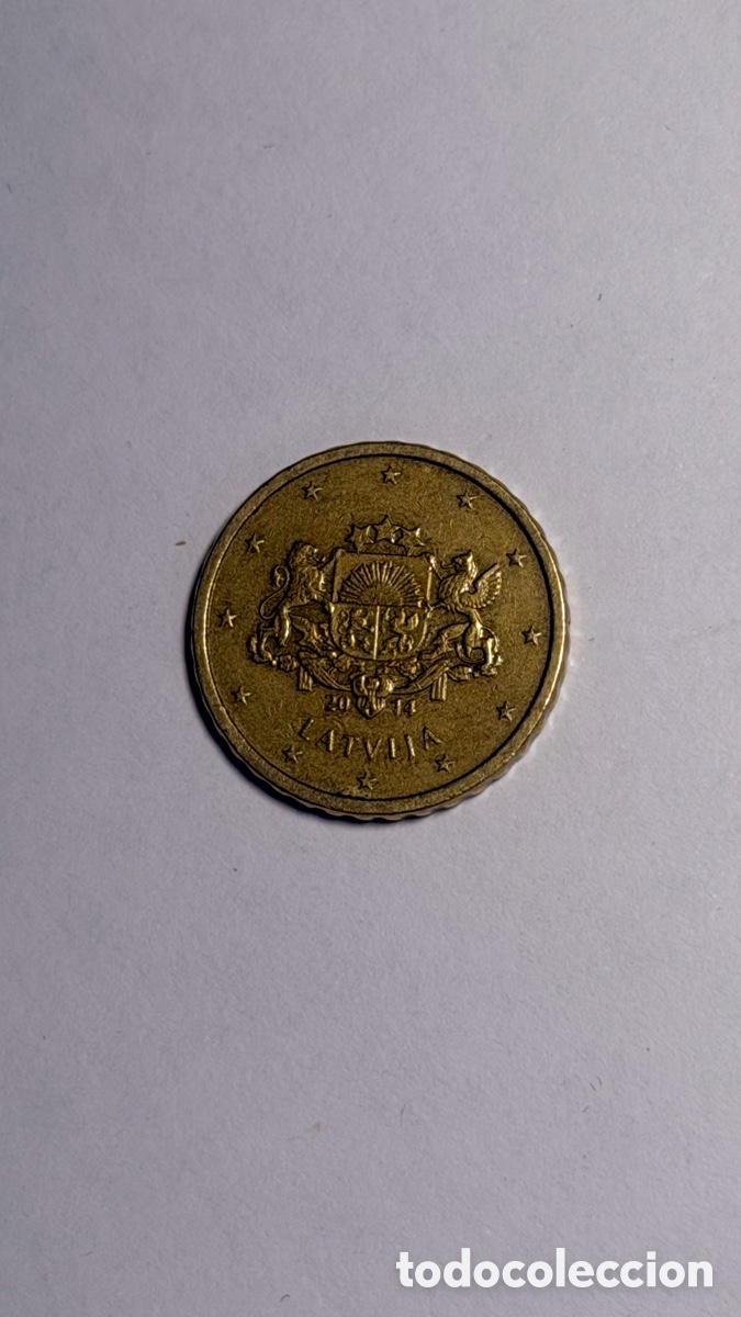 Euros: Moneda 10 centimos Letonia | 2014 - Foto 1