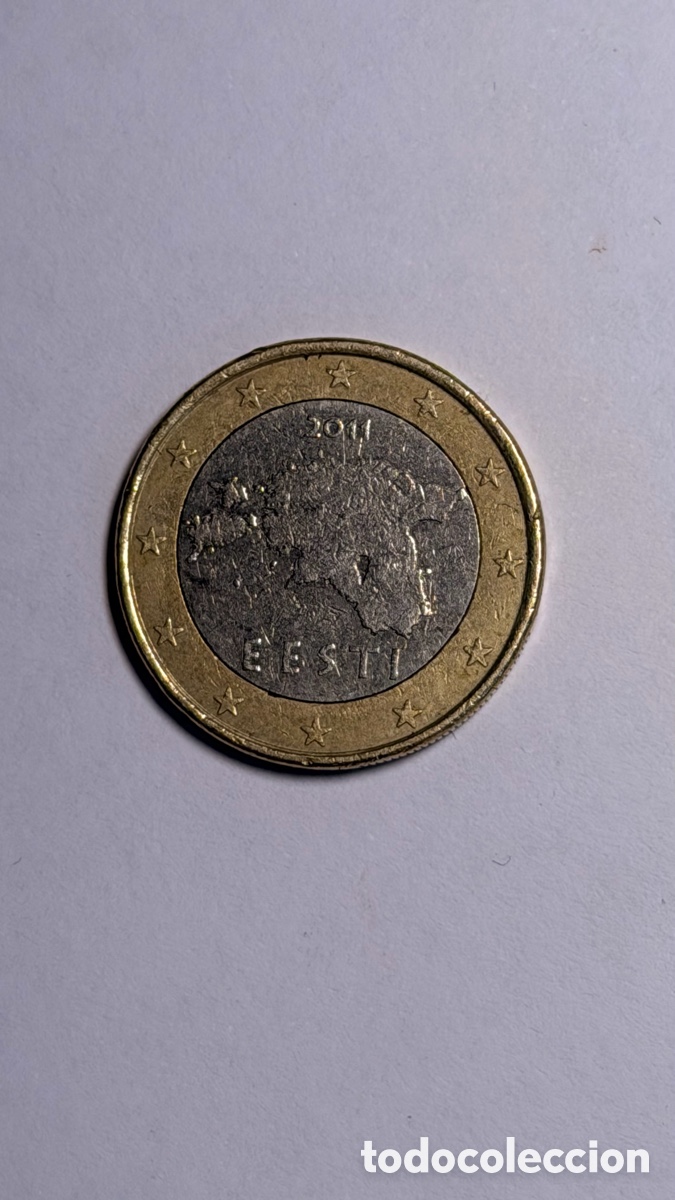 Euros: Moneda 1 euro Estonia | 2011