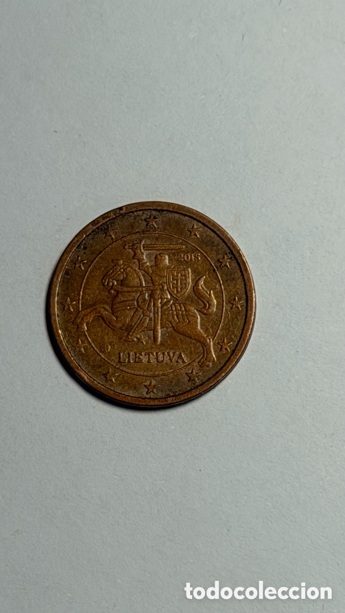 Euros: Moneda 2 centimos Euro Lituania | 2015