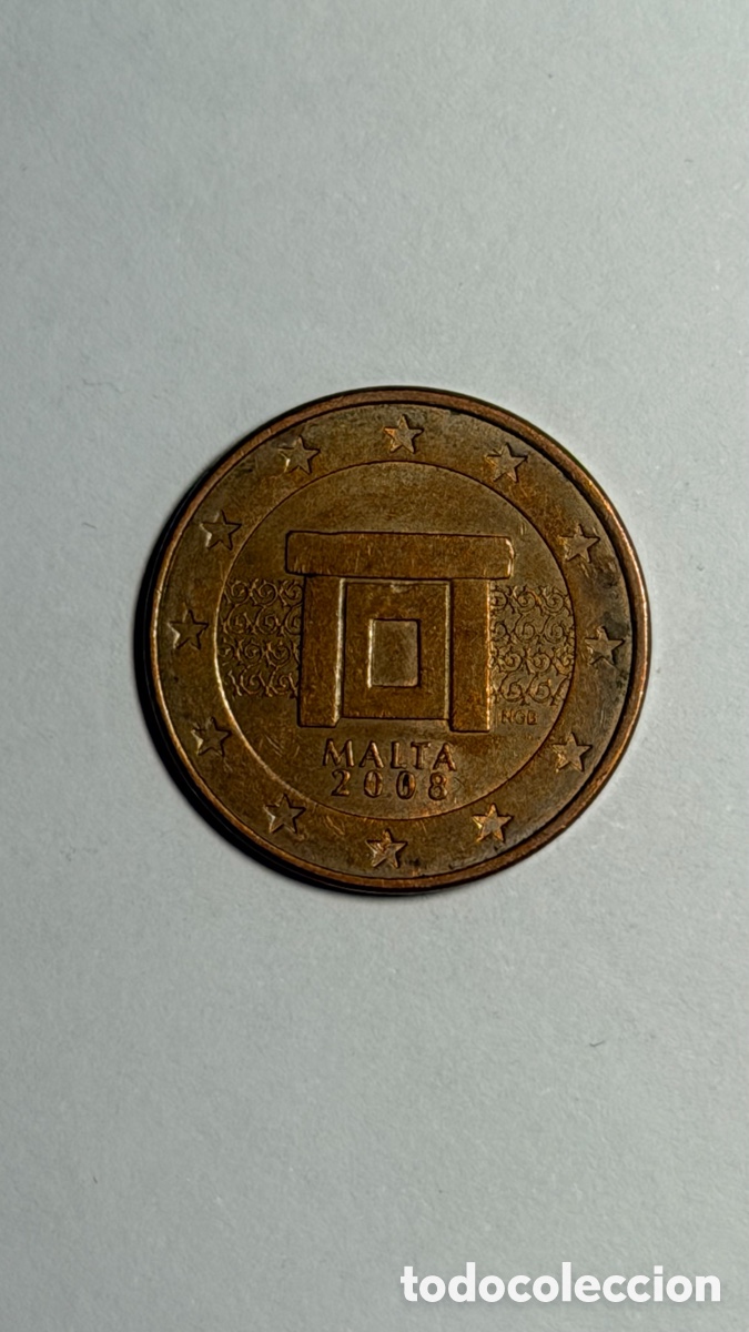 Euros: Moneda 5 centimos Malta | 2008 - Foto 1