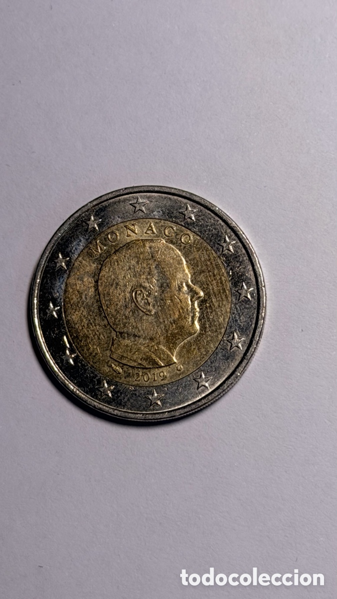Euros: Moneda 2 euros M&oacute;naco | 2019 - Foto 1