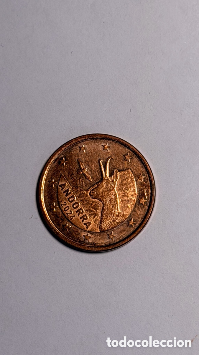 Euros: Moneda 5 c&eacute;ntimo Andorra | 2024