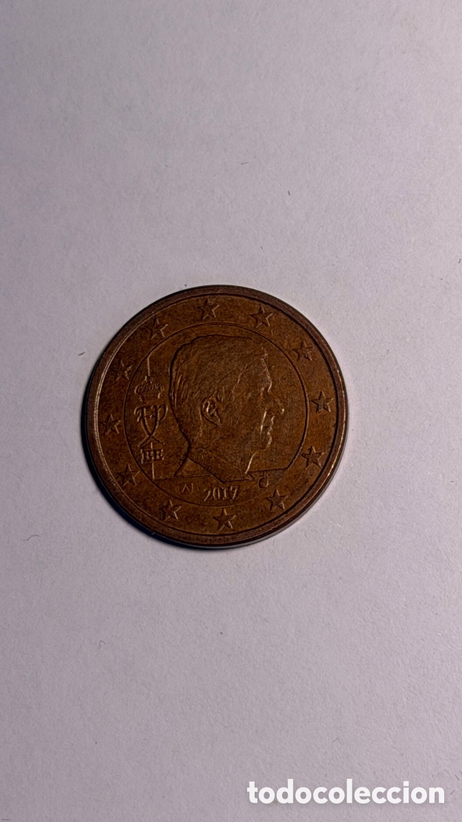 Euros: Moneda 5 c&eacute;ntimos euro B&eacute;lgica | 2017