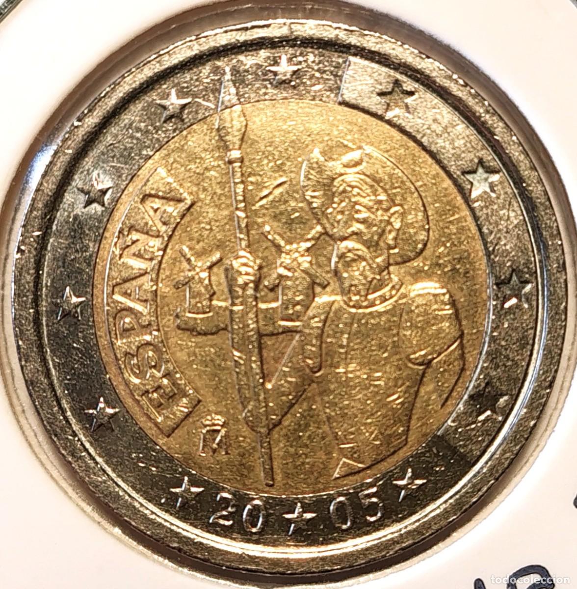 Euros: ESPA&Ntilde;A (1999-) - 2 EUROS 2005 - 400&ordf; ANIVERSARIO PRIMERA EDICION DE DON QUIJOTE - A - 8,50 GR. BIMET