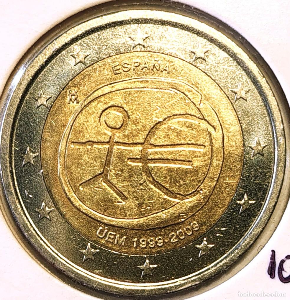 Euros: ESPA&Ntilde;A (1999-) - 2 EUROS 2009 - 10&deg; ANIVERSARIO UNION ECONOMICA Y FINANCIERA Y EL NACIMIENTO DEL EUR