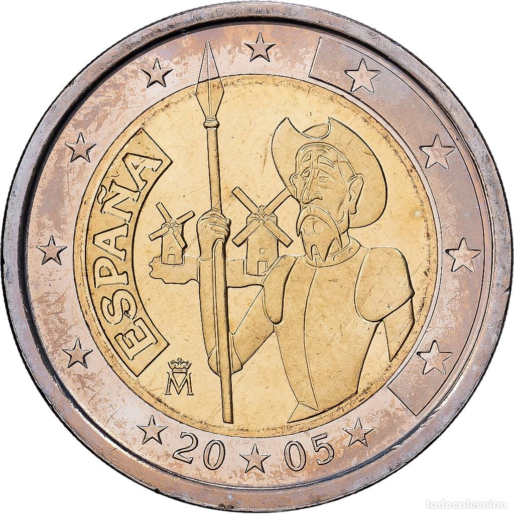 Euros: [#1513727] Espa&ntilde;a, 2 Euro, 400e anniversaire de la premi&egrave;re &eacute;dition de &rdquo;Don Quichotte de