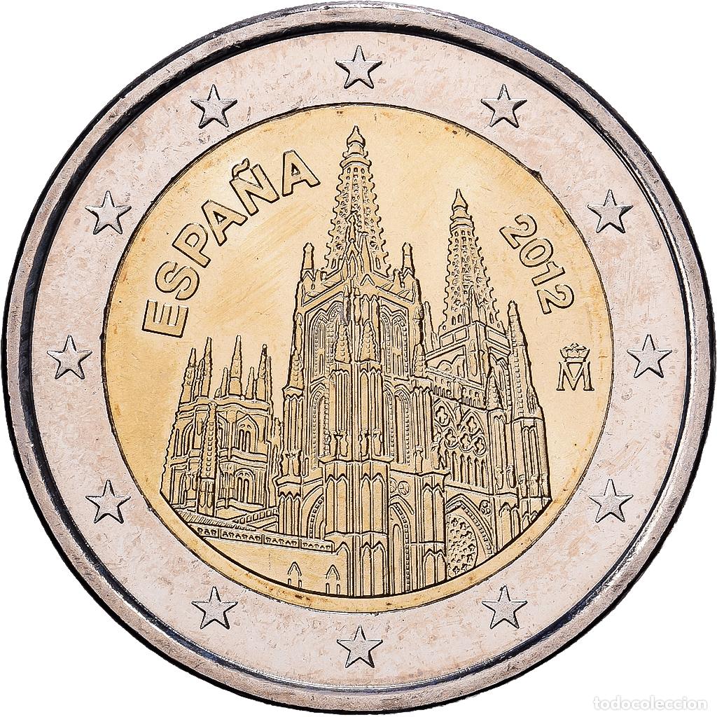Euros: [#1513732] Espa&ntilde;a, 2 Euro, La cath&eacute;drale de Burgos, 2012, Madrid, Bimet&aacute;lico, EBC+