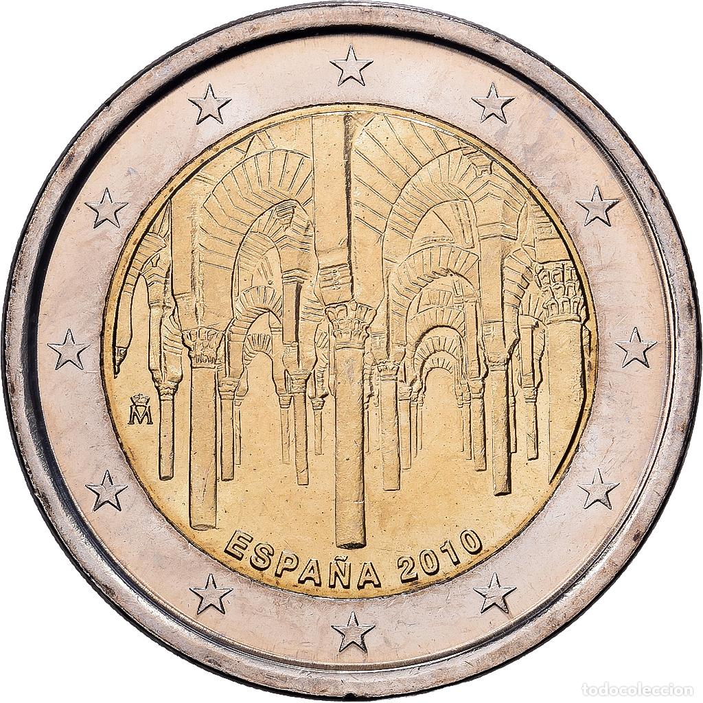 Euros: [#1513748] Espa&ntilde;a, 2 Euro, Le centre historique de Cordoue, 2010, Madrid, Bimet&aacute;lico