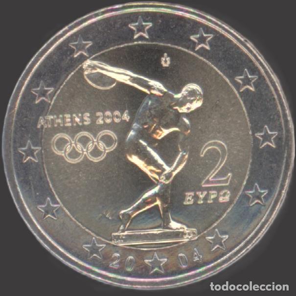 Euros: 2 Euro CC Greece 2004 Olympic Games in Athens UNC