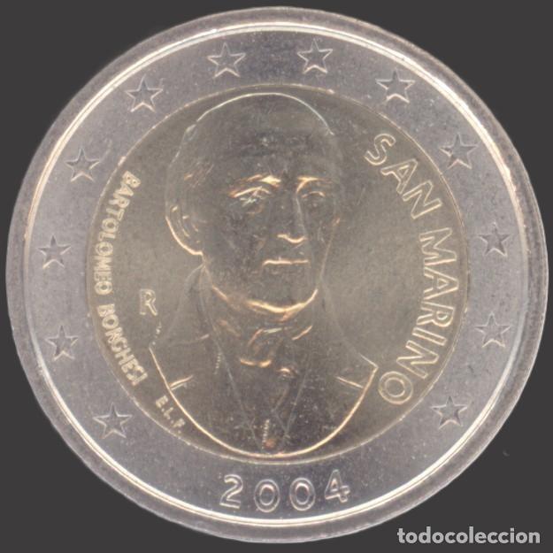 Euros: San Marino 2 Euro CC 2004 Borghesi in Capsule UNC