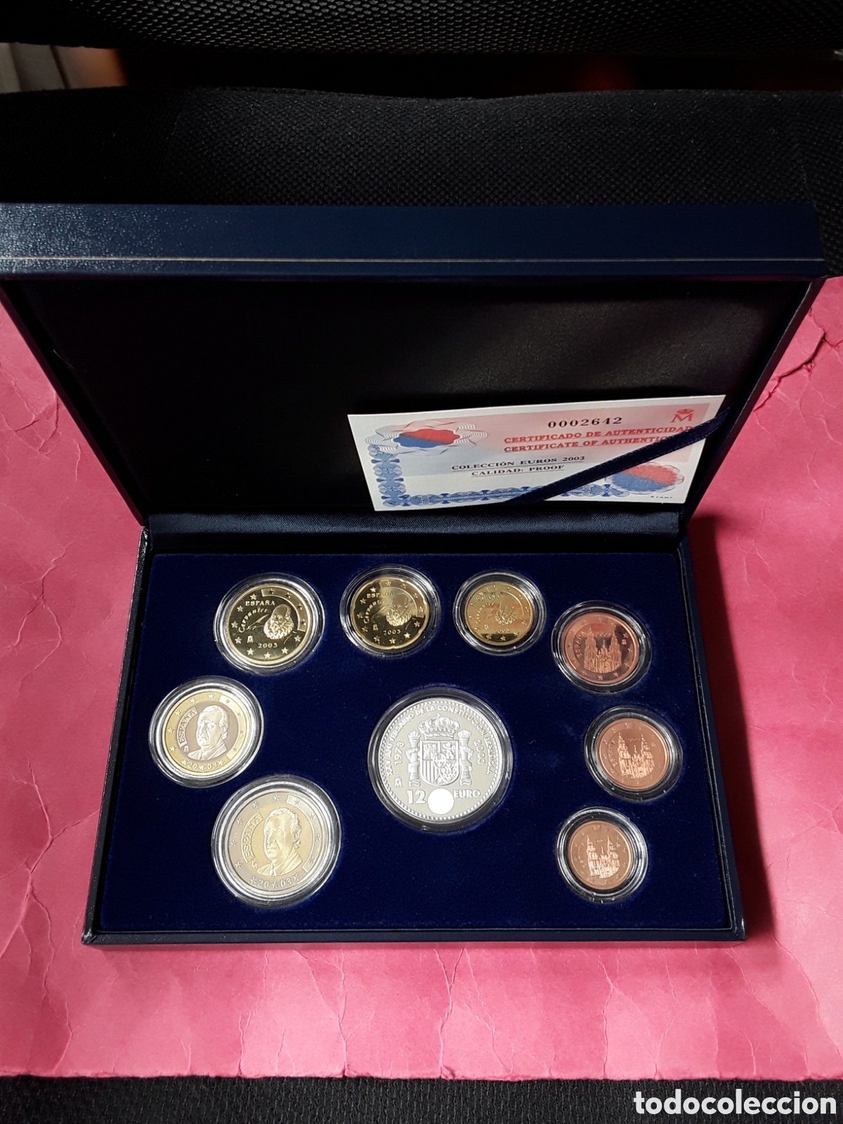 Euros: ESTUCHE FNMT COLECCION EUROS 2003 ESPA&Ntilde;A. PROOF