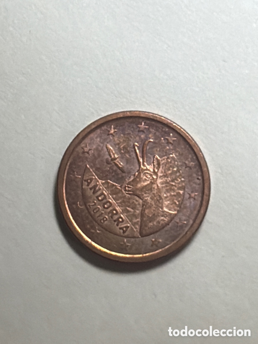 Euros: Moneda 1 c&eacute;ntimo Andorra | 2018