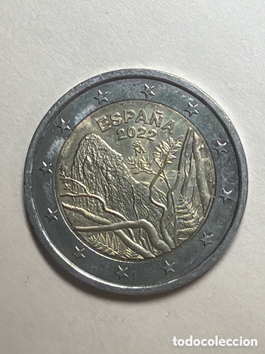 Euros: 2 euros 2022 Garajonay Espa&ntilde;a | Moneda Conmemorativa