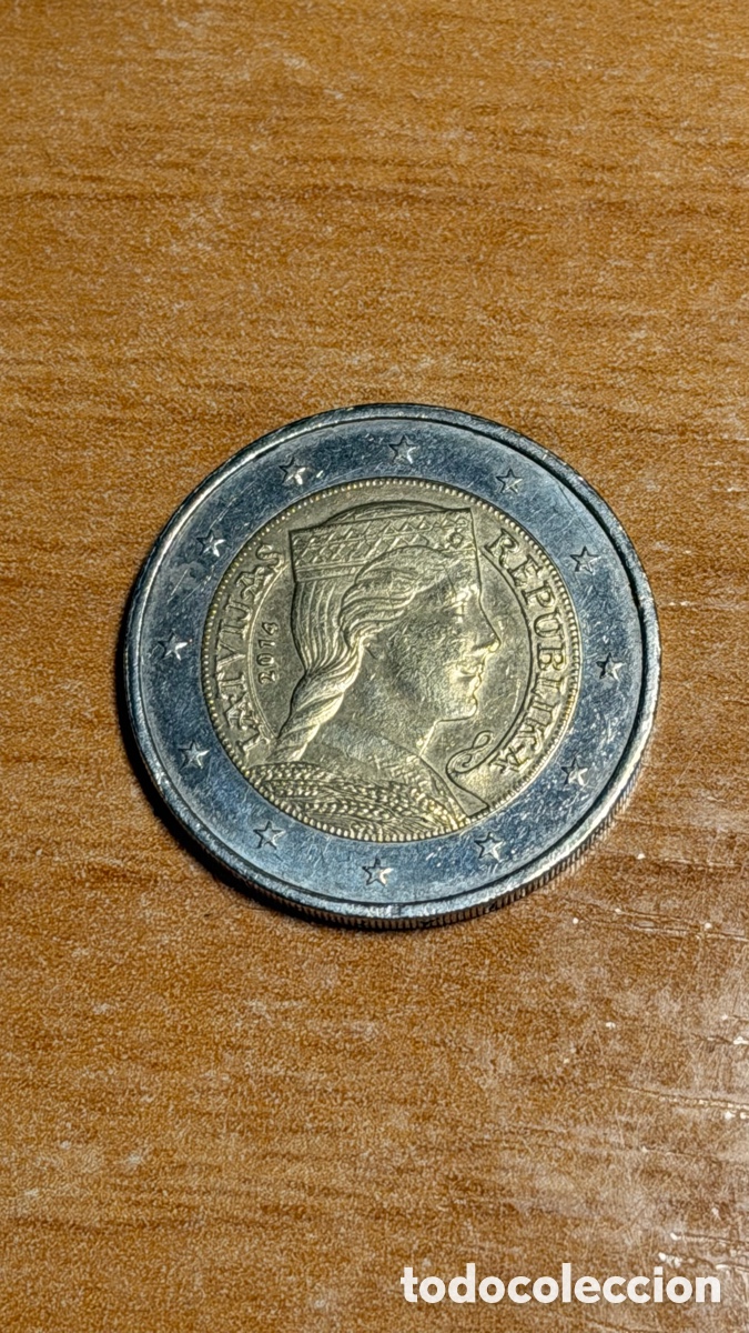 Euros: Moneda 2 euros Letonia | 2014