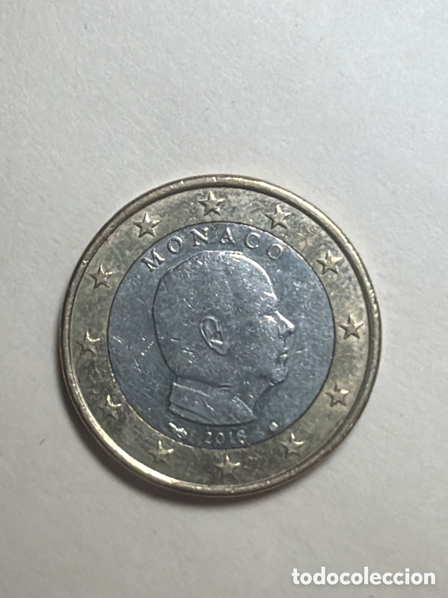 Euros: Moneda 1 euro M&oacute;naco | 2018